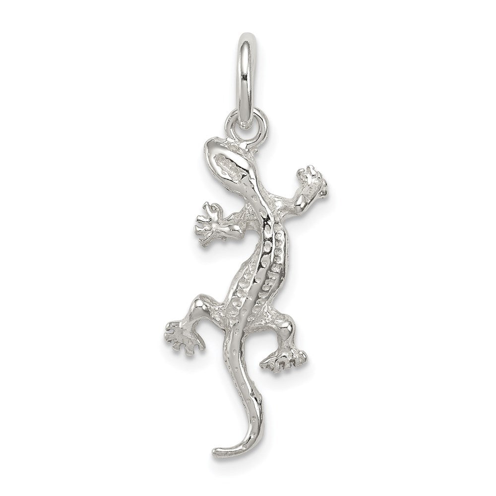 Extel Medium Sterling Silver Lizard Charm Made in USA