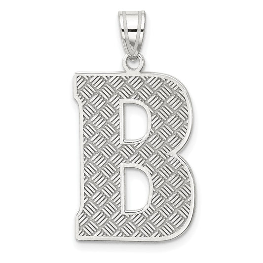 Extel Large Sterling Silver Initial B Charm Made in USA