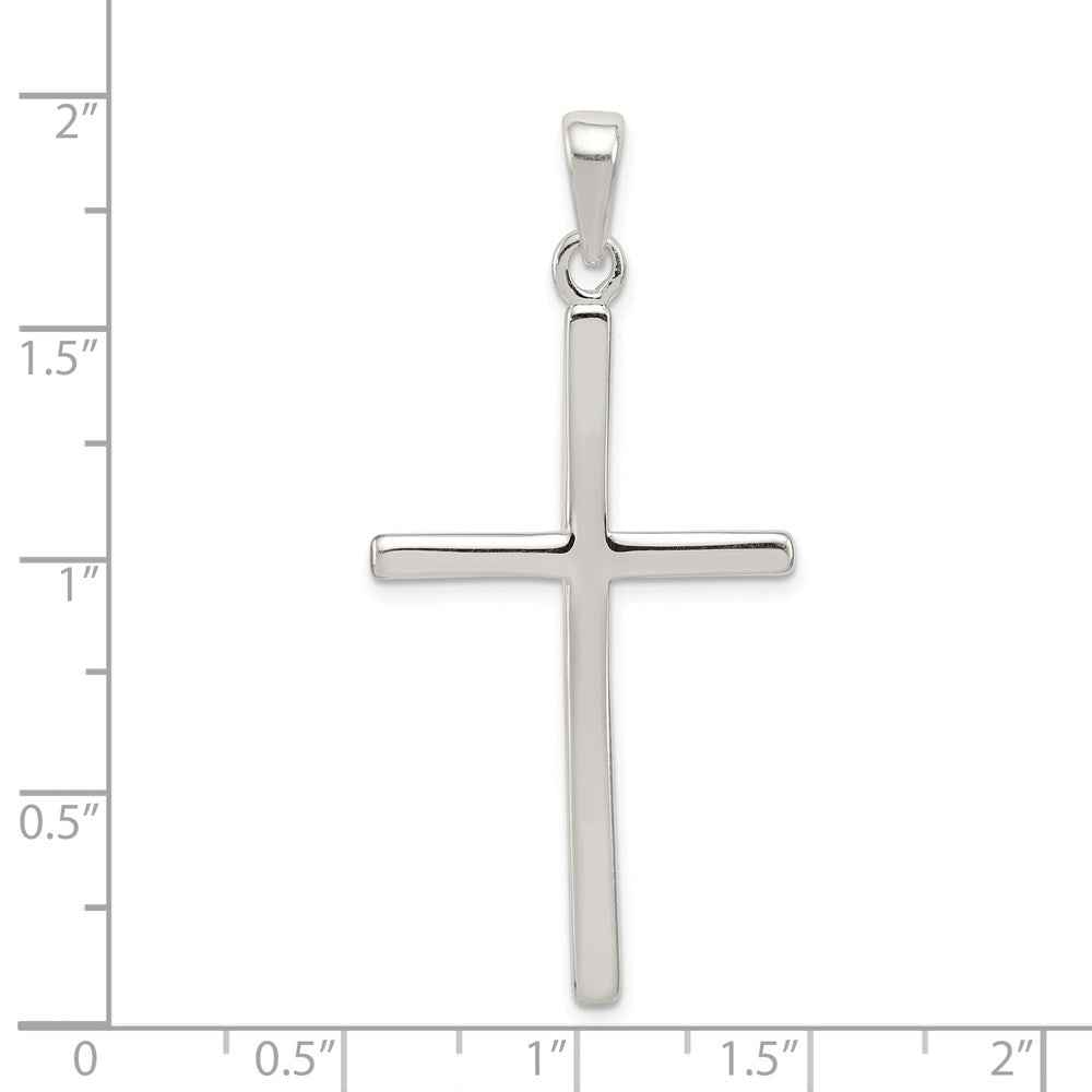 Extel Large Sterling Silver Latin Cross Pendant Charm