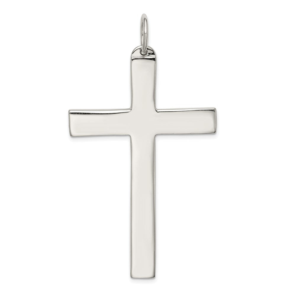 Extel Extra Large Sterling Silver Latin Cross Charm Pendant