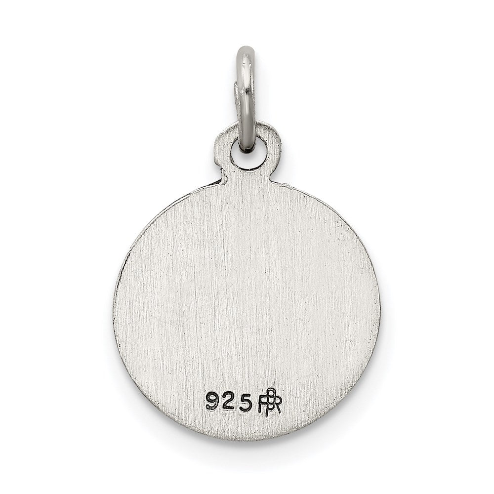 Extel Medium Sterling Silver Saint Christopher Medal Charm