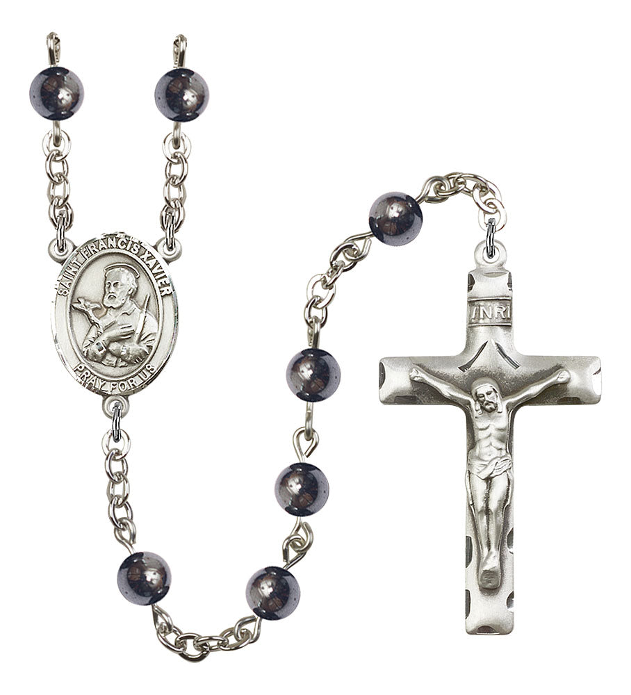 Extel Saint Francis Xavier Catholic Rosary Beads for Men