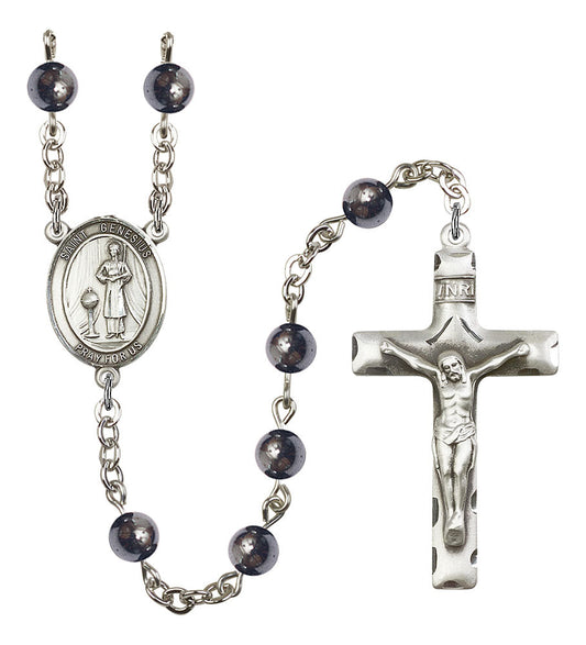 Extel Saint Genesius of Rome Catholic Rosary Beads for Men