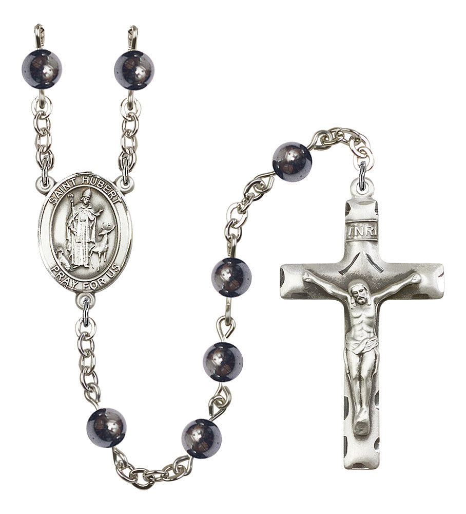 Extel Saint Hubert of Liege Catholic Rosary Beads for Men