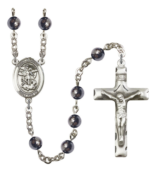 Extel Saint Michael Catholic Rosary Beads for Men USA