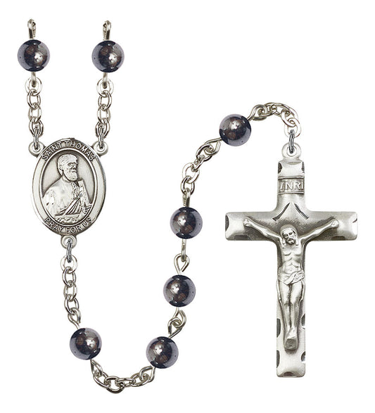 Extel Saint Thomas the Apostle Catholic Rosary Beads for Men