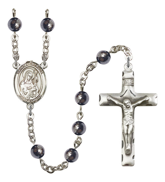 Extel Saint Gertrude of Nivelles Catholic Rosary Beads