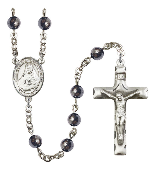 Extel Saint Rose Philippine Duchesne Catholic Rosary Beads for Men, Made in USA