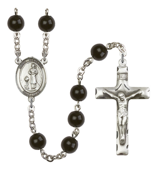 Extel Saint Genesius of Rome Catholic Rosary Beads for Men