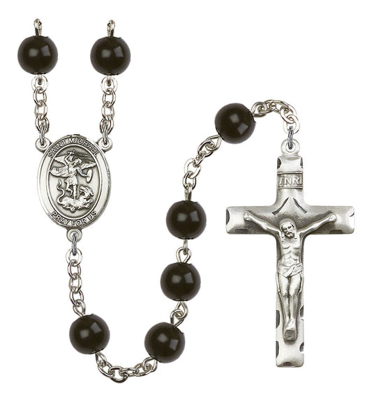 Extel Saint Michael Catholic Rosary Beads for Men USA