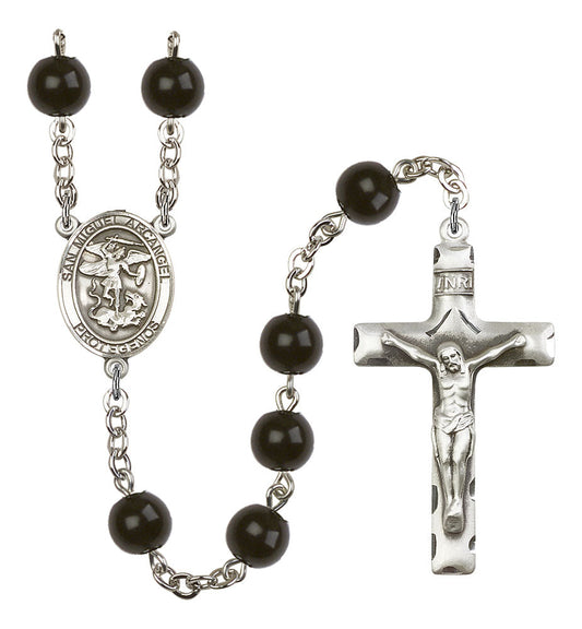 Extel Saint Michael Catholic Rosary Beads for Men USA