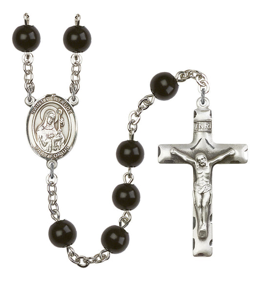 Extel Saint Gertrude of Nivelles Catholic Rosary Beads for Men