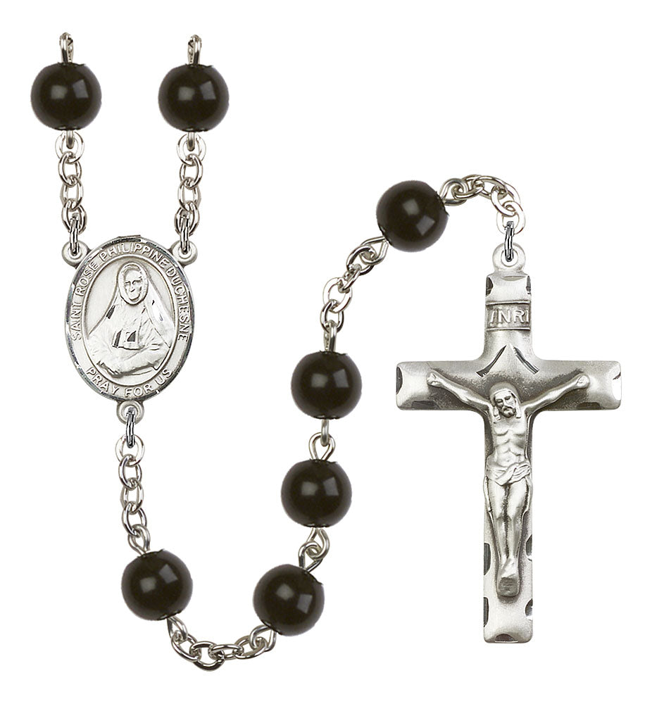Extel Saint Rose Catholic Rosary Beads for Men Made in USA
