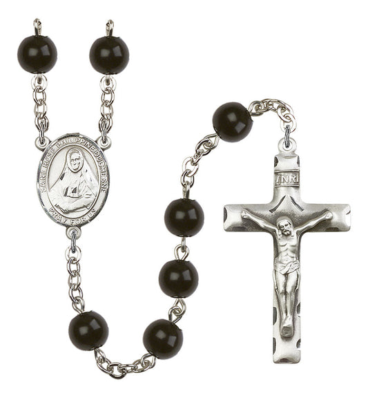 Extel Saint Rose Catholic Rosary Beads for Men Made in USA