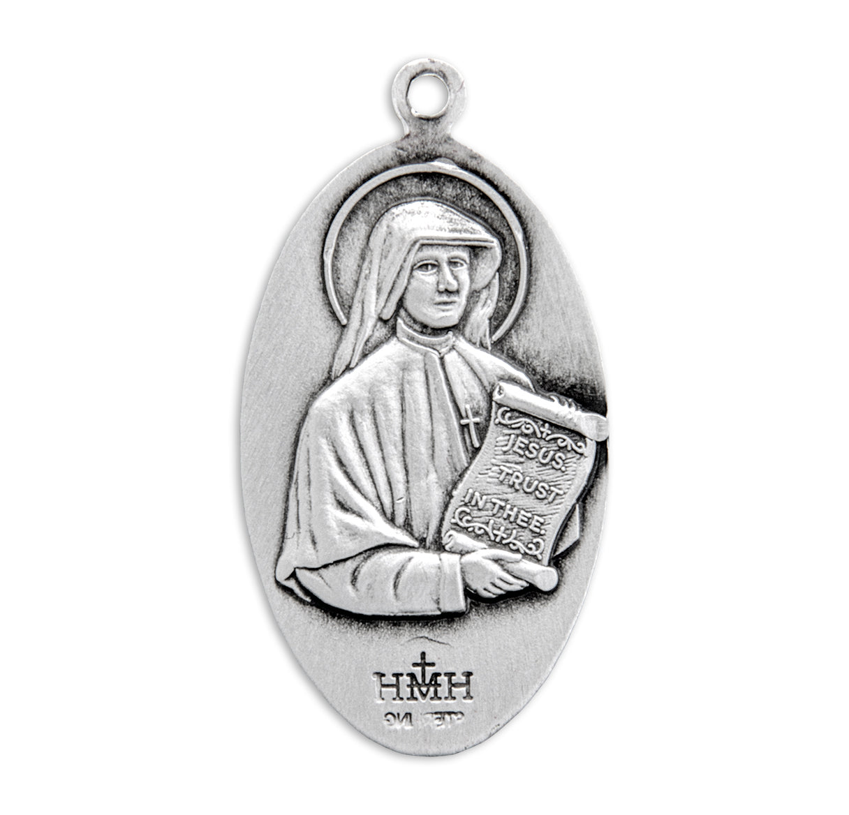 St. Faustina Medal Back