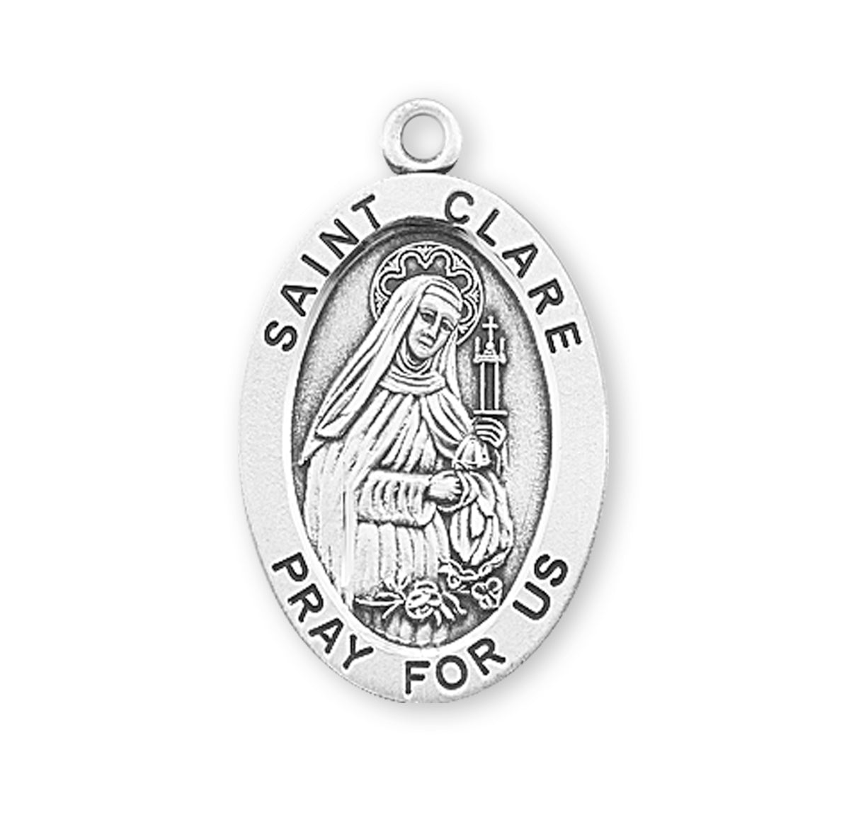 St. Clare Medal Front
