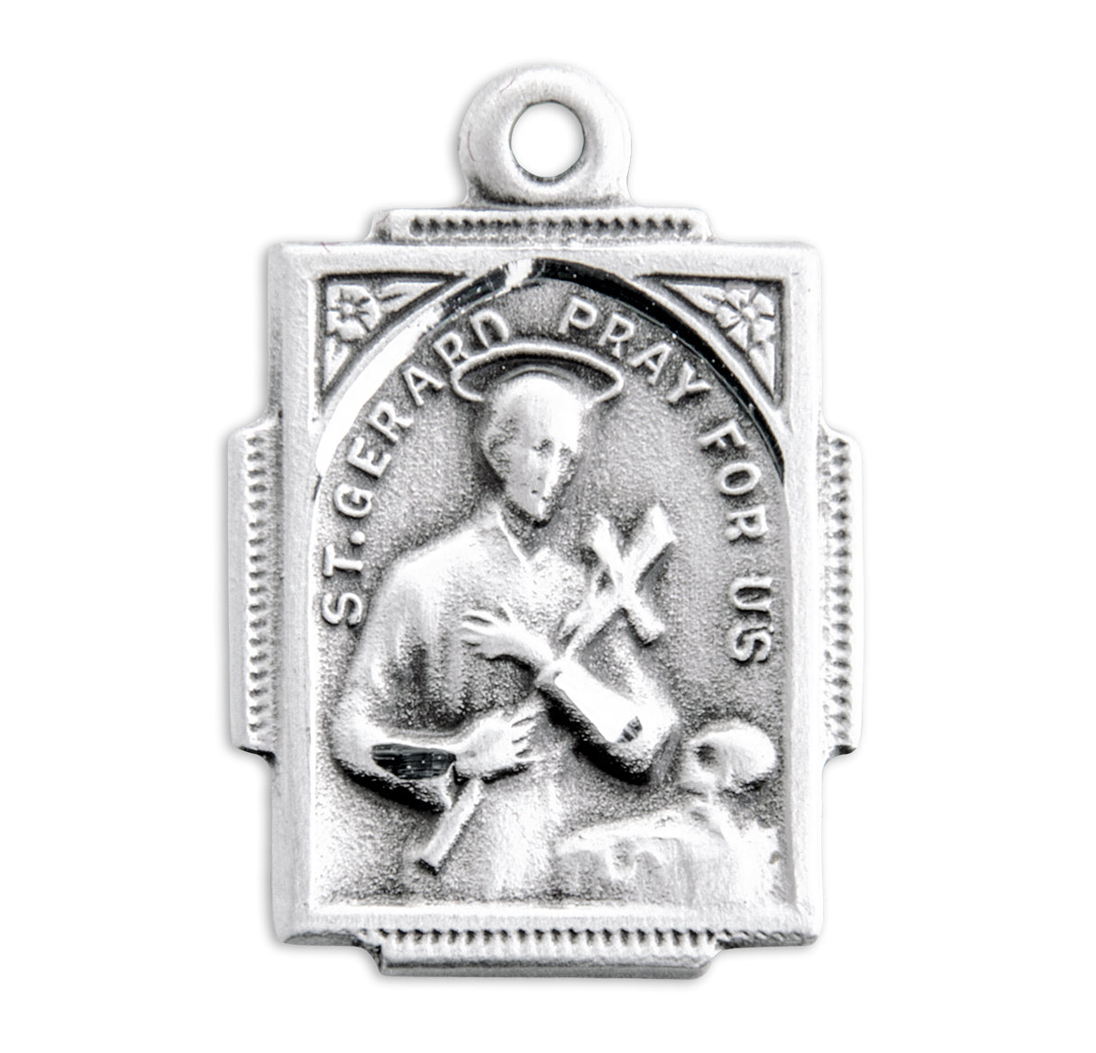 St. Gerard Sterling Silver Medal Necklace