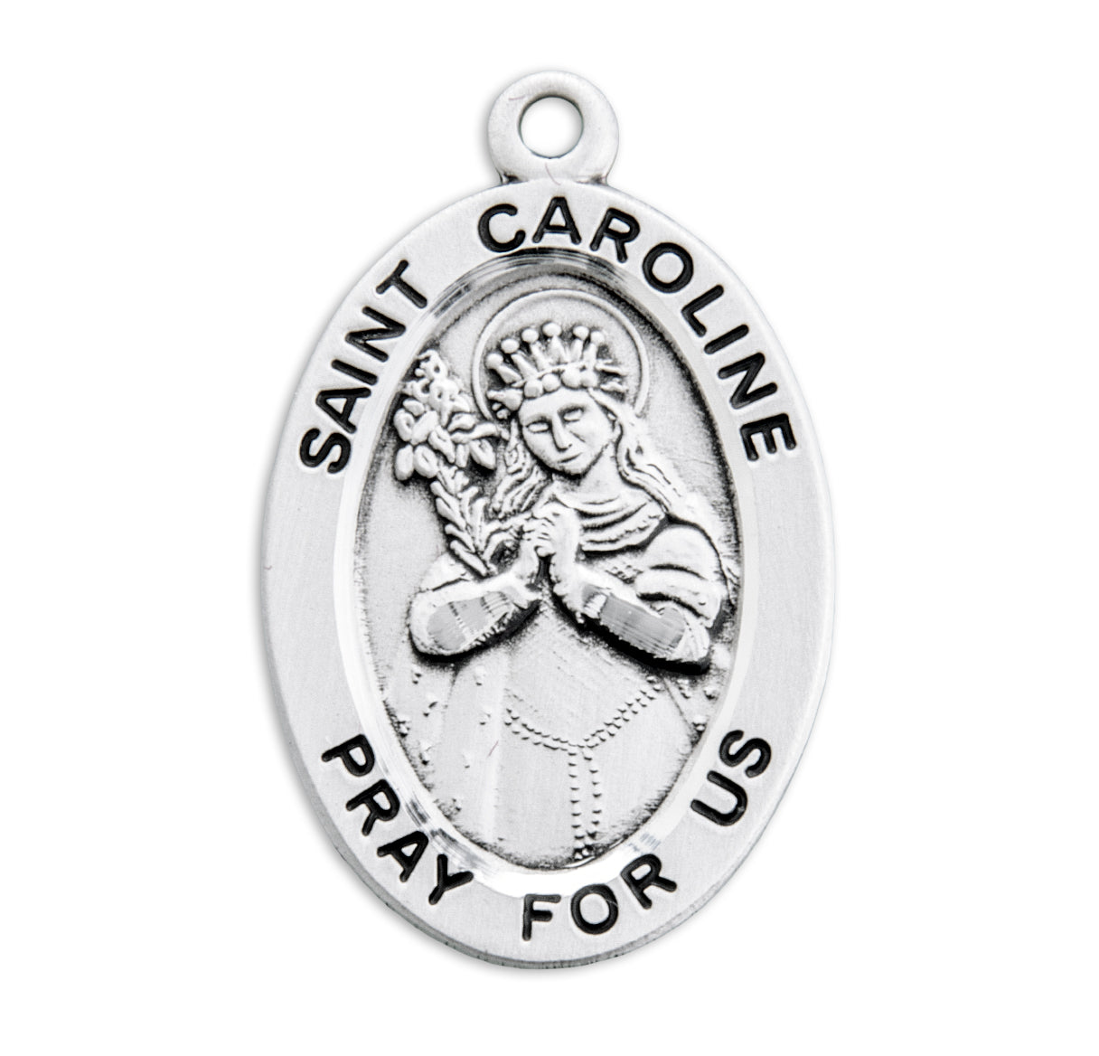 St. Caroline Medal Front