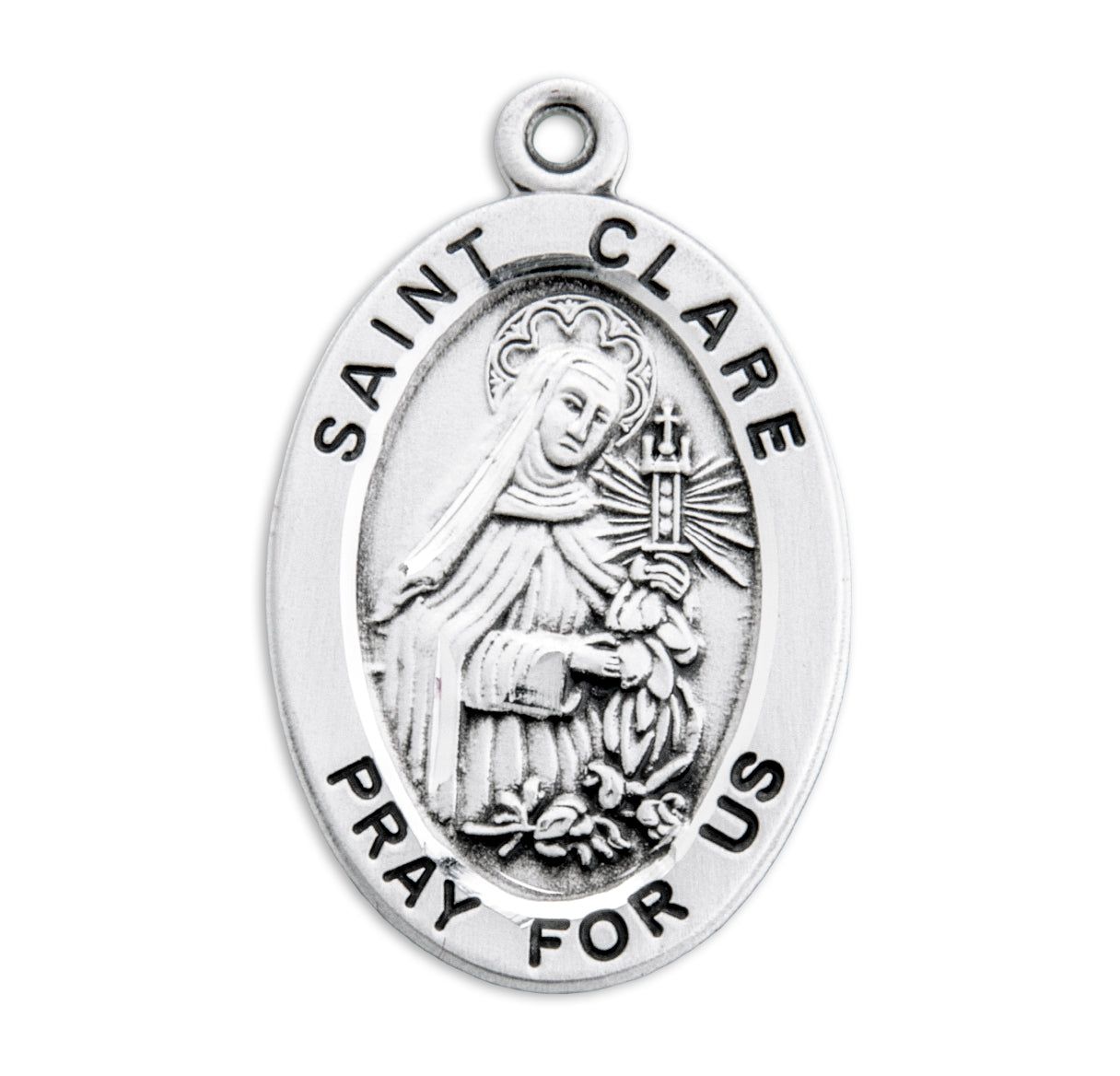 St. Clare Medal Front