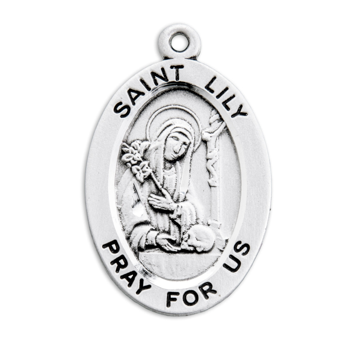 St. Lily Medal Front