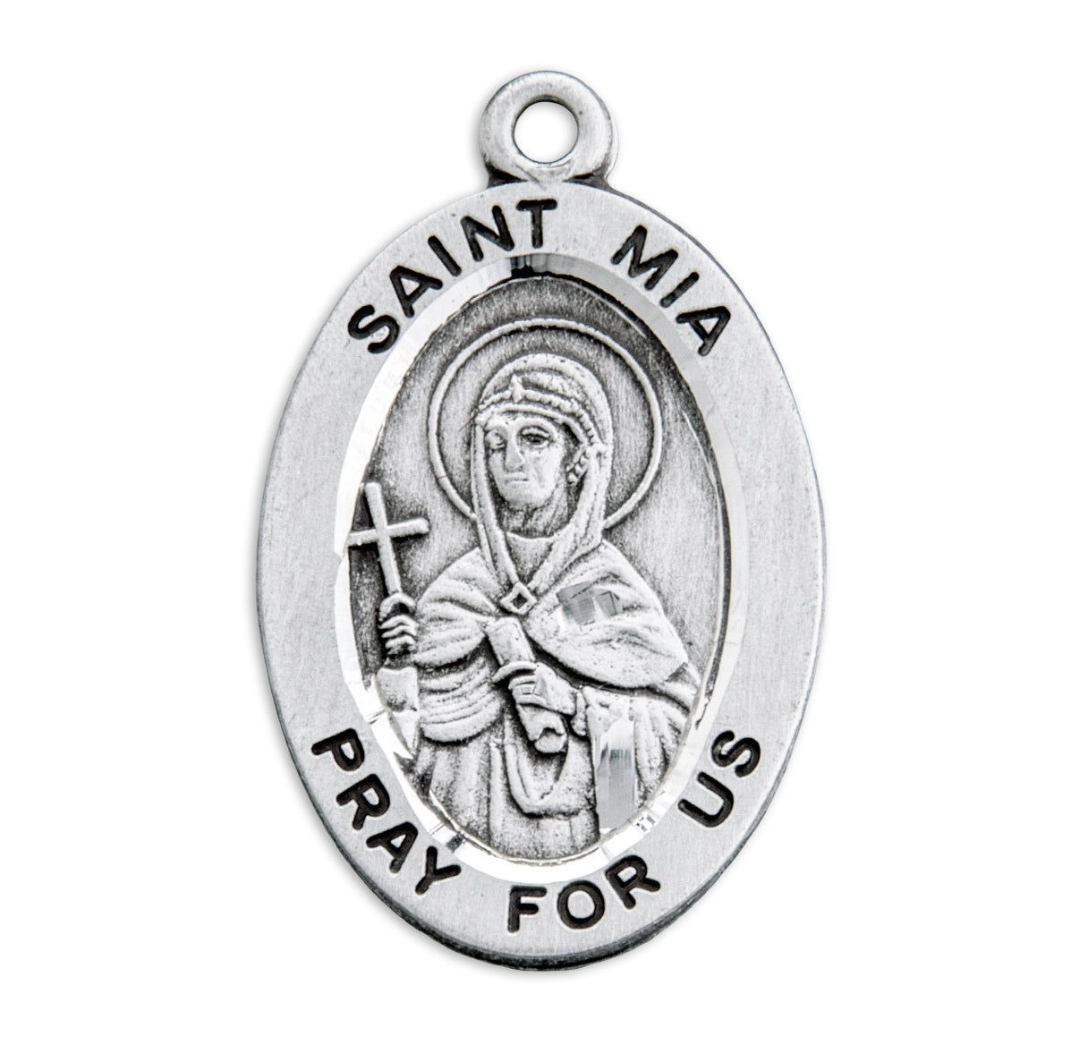 St. Mia Medal Front