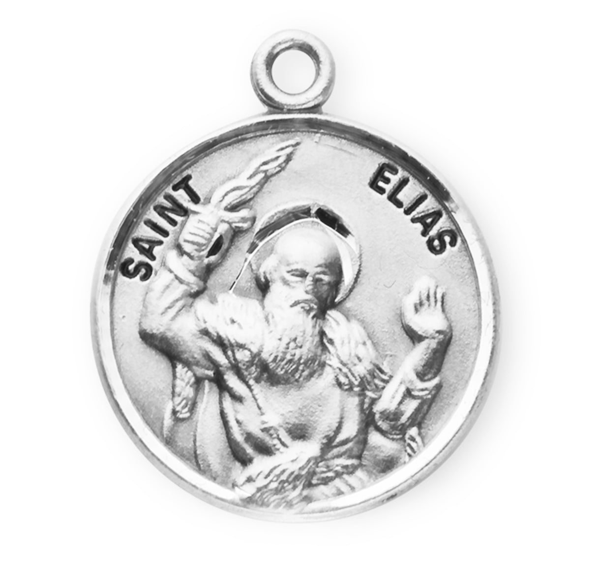 St. Elias Sterling Silver Medal Necklace