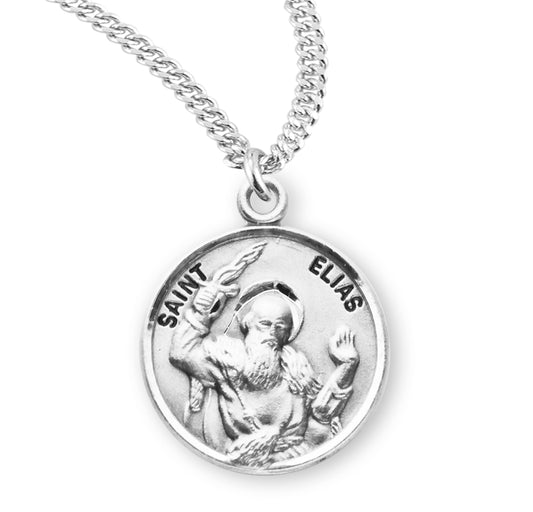 St. Elias Sterling Silver Medal Necklace