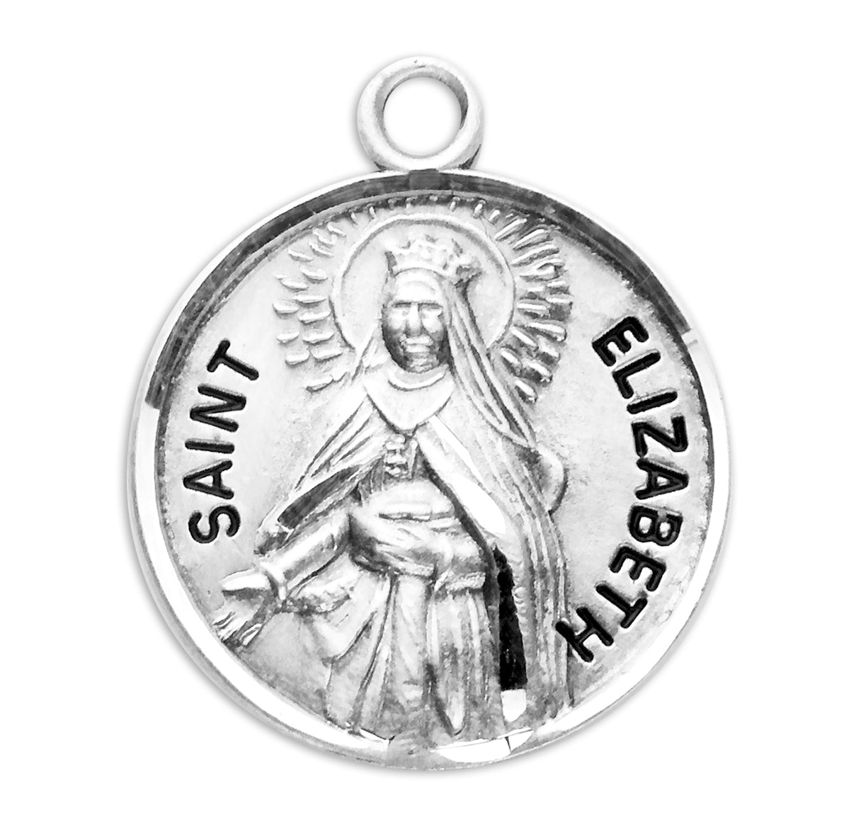 St. Elizabeth Sterling Silver Medal Necklace