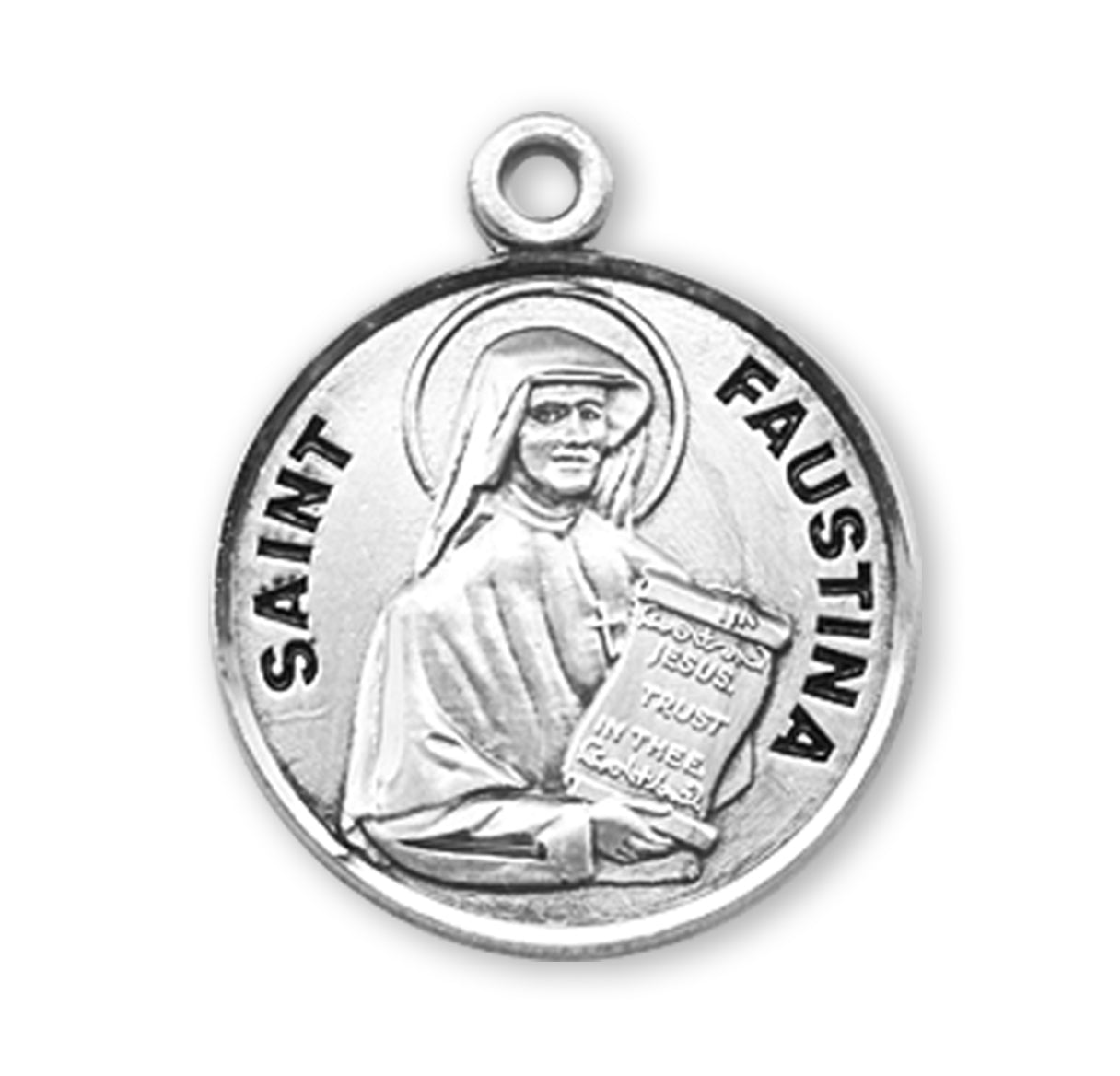 St. Faustina Medal Front