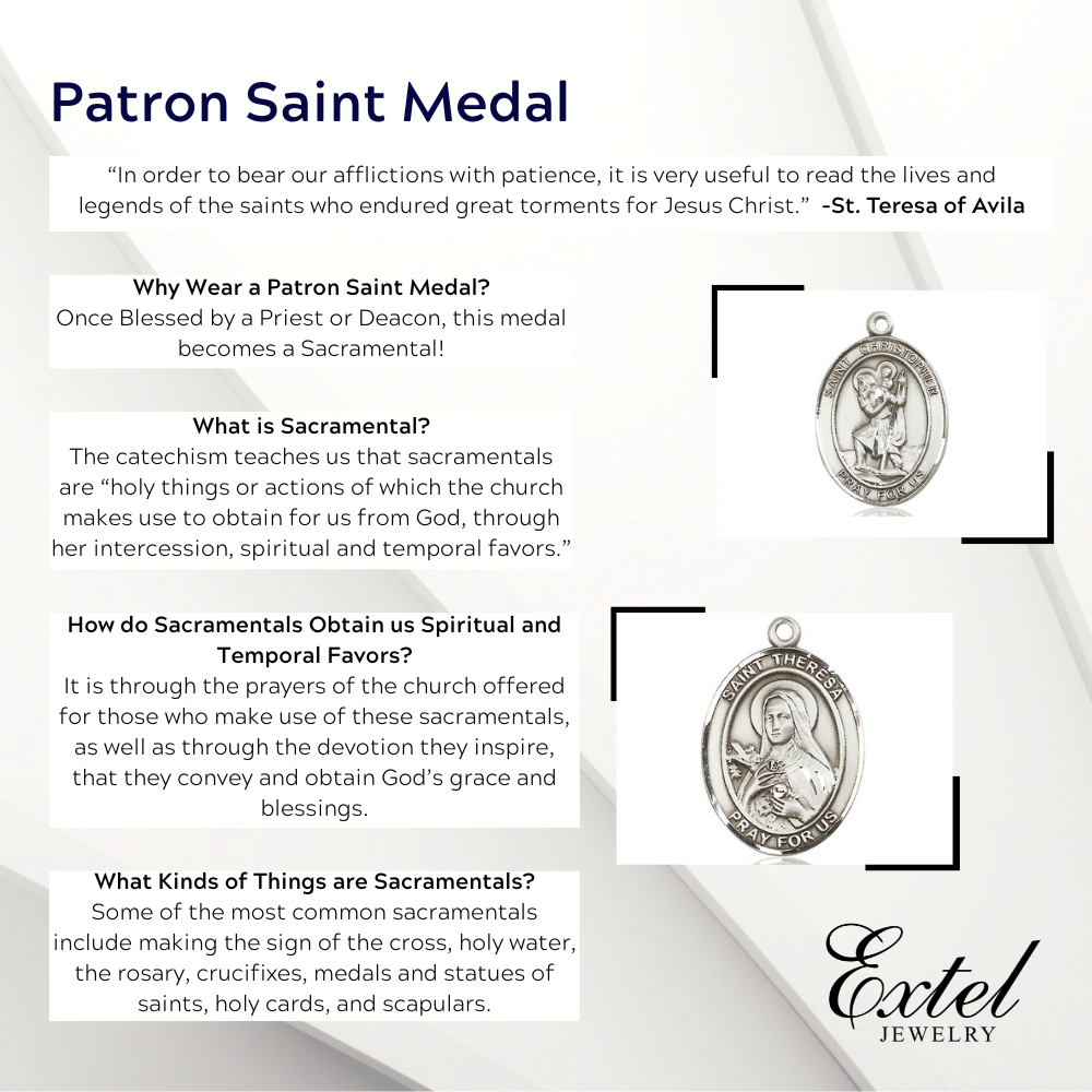 Why Wear a Catholic Patron Saint Medal