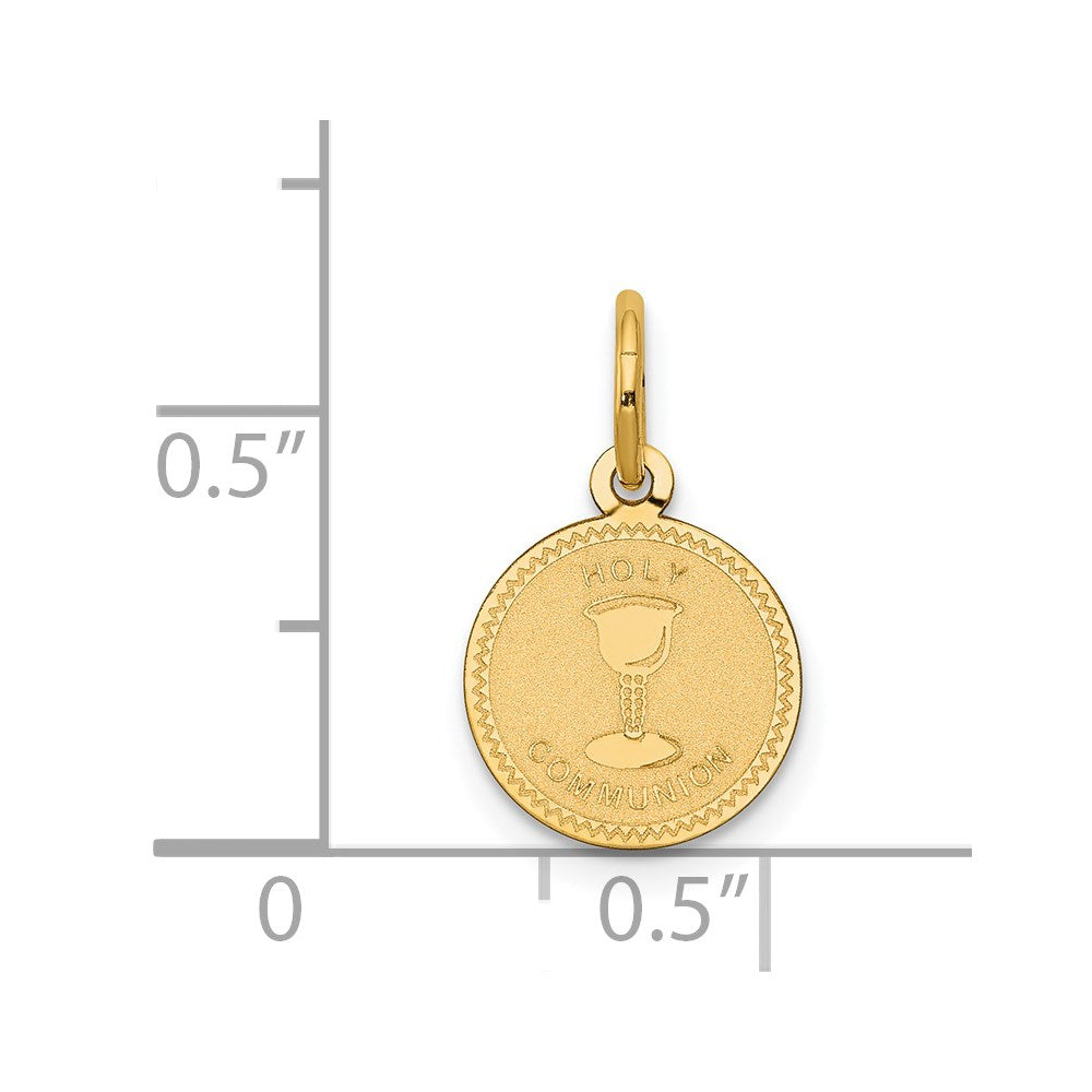 Extel Medium 14k Gold Holy Communion Charm Made in USA
