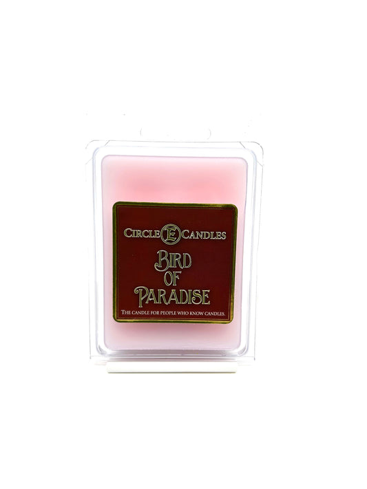 Circle E Candles Wax Melt Tart, Bird of Paradise Scent, Pack of 6 Tarts, Extra Small Size 3oz