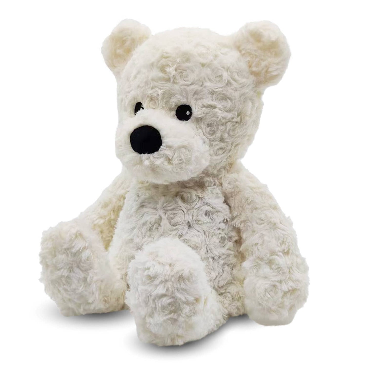 Cream Curly Bear Warmies Plush Microwaveable Comfort Toy