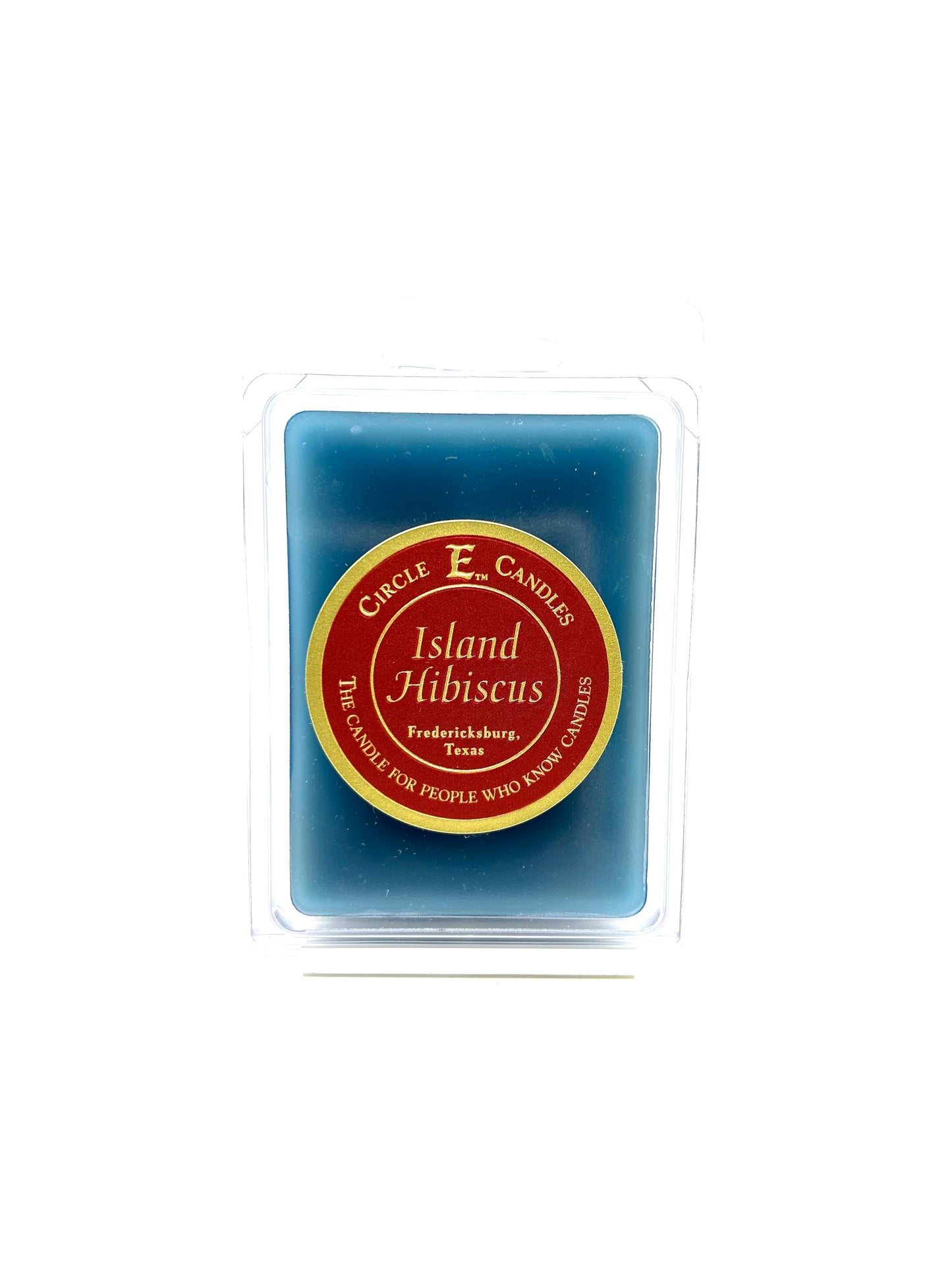 Circle E Candles Wax Melt Tart, Island Hibiscus Scent, Pack of 6 Tarts, Extra Small Size 3oz