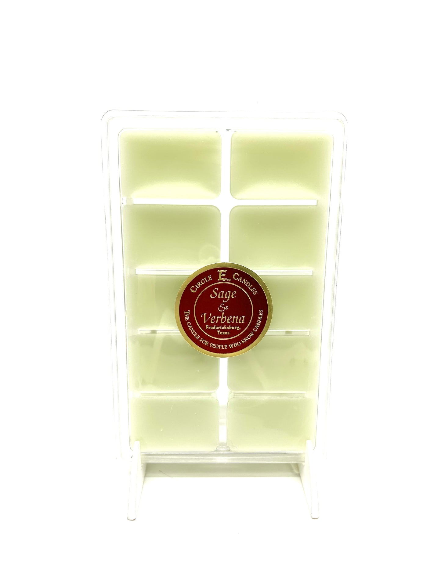 Circle E Candles Wax Melt Tart, Sage and Verbena, 10 Pack